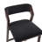 Patricia Modern Velvet Upholstered Bar Stool with Beech Wood Frame in Black-111807621-111807618