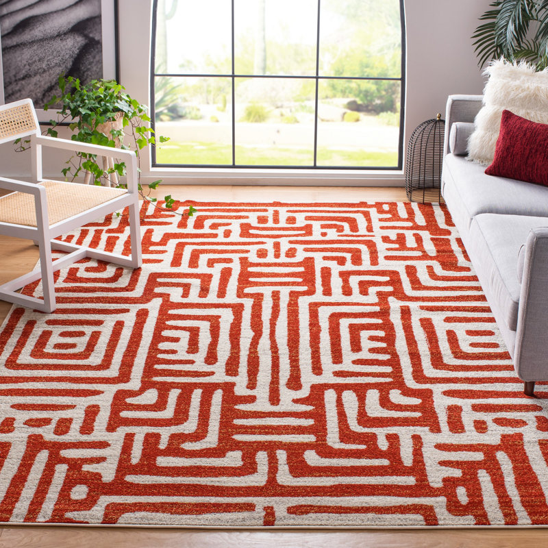 Allenby Performance Geometric Rug, Rectangle 9' x 12'