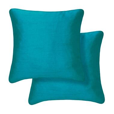 Kimmell Square Pillow Cover & Insert (Set of 2) Andover Mills Color: Blue