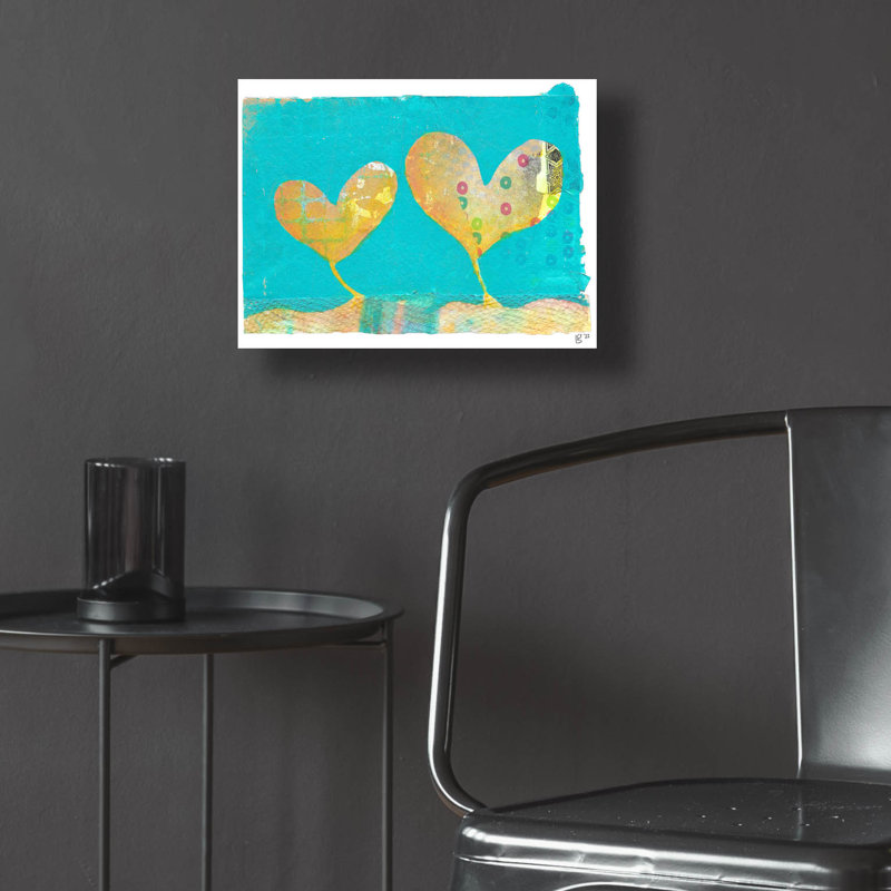  Art mural en verre en acrylique «Sw Cherts 1» par Laura Gibson, 16 po x 12 po