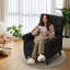 Fauteuil inclinable classique à dossier poussoir l 30 po avec rivets-54111557