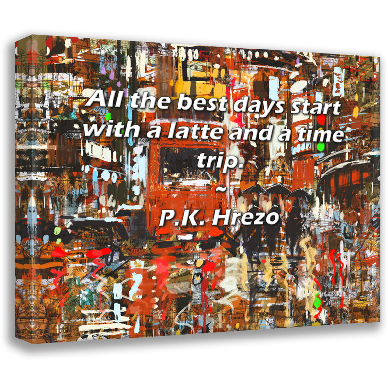 «World Menagerie Gallery», toile tendue par P.K. Hrezo: «Tous les meilleurs jours commencent par un café au lait et un temps