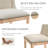 Modern Widen and Thicken Upholstered Dining Side Chair with Solid Wood Legs and Nailhead Trim-1890405983