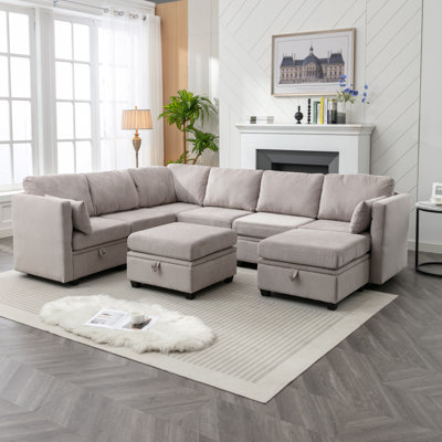 Calkins Upholstered Sofa Sectional
