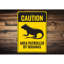 Plaque en aluminium iguane-58294102