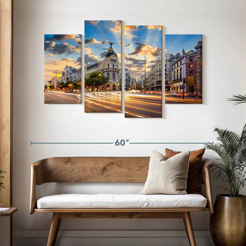 Sireci Gran Via Light Trails, 32" H x 52" W