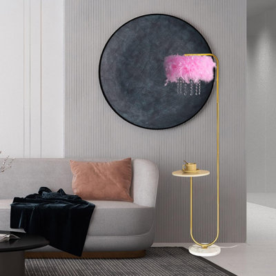 Naibe 64.9'' Pink LED Novelty Floor Lamp