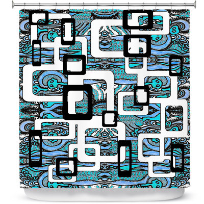 Geometric Shower Curtain