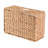 Small Hyacinth Basket - Rustic Handwoven Multipurpose Foldable Storage Organizer Decorative Laundry Totes and Woven Storage Bin for Bedroom, Living Room, Bathroom, Pantry and Closet-1344941846