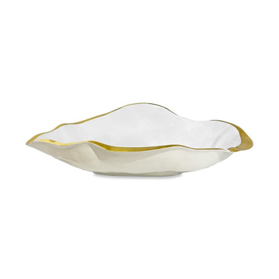 ENCANTO Claire Large Bowl (Cream and White)