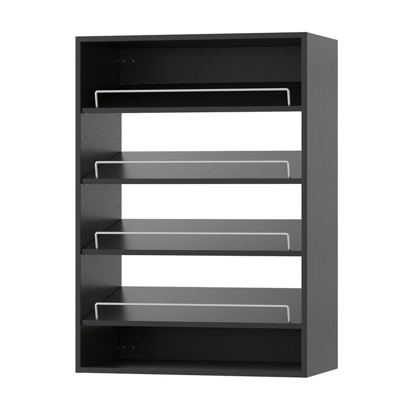 Système de rangement pour armoire à chaussures Chic Cove, Noir, noir, noir, noir, H 36 po x l 25,5 po x P 14 po