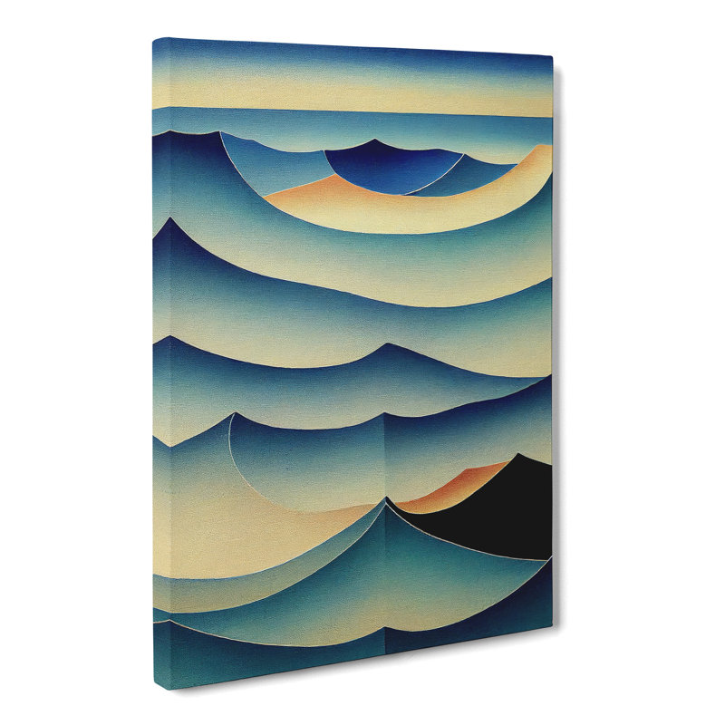 Ocean Seascape Abstract Vol.2 - Wrapped Canvas, 50cm H x 35cm W x 3cm D