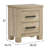 Sansome Weathered Oak 2-drawer Nightstand Bedside Table