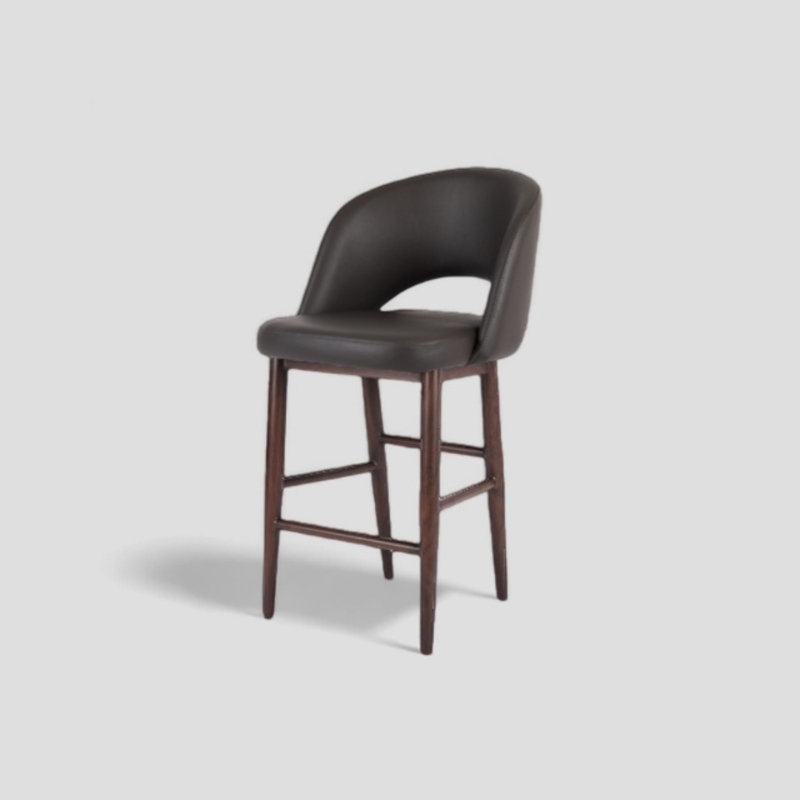 Tabouret de comptoir Brada, Gris