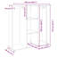 Wardrobe With Wheels 102X38x110 Cm Engineered Wood-1600386780