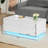 Lift Top Coffee Table With 2 Drawers & Smart LED Light-1580458873