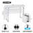 48'' Rectangular Adjustable Banquet Table