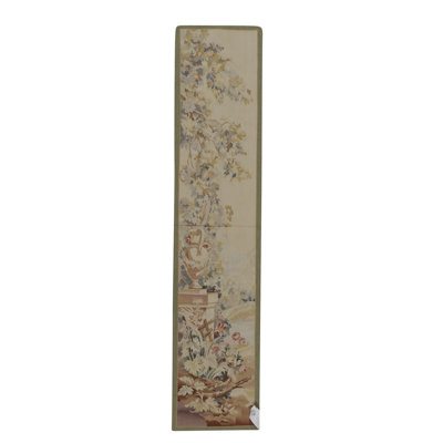 Hand-Knotted High-Quality Ivory and Green Area Rug