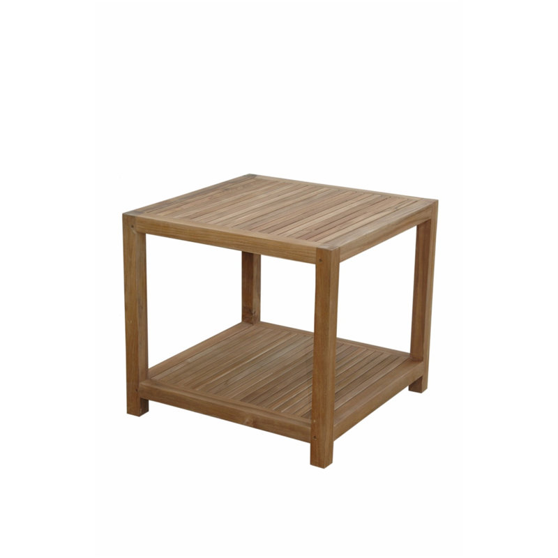 Glenmore Outdoor Square Teak Side Table