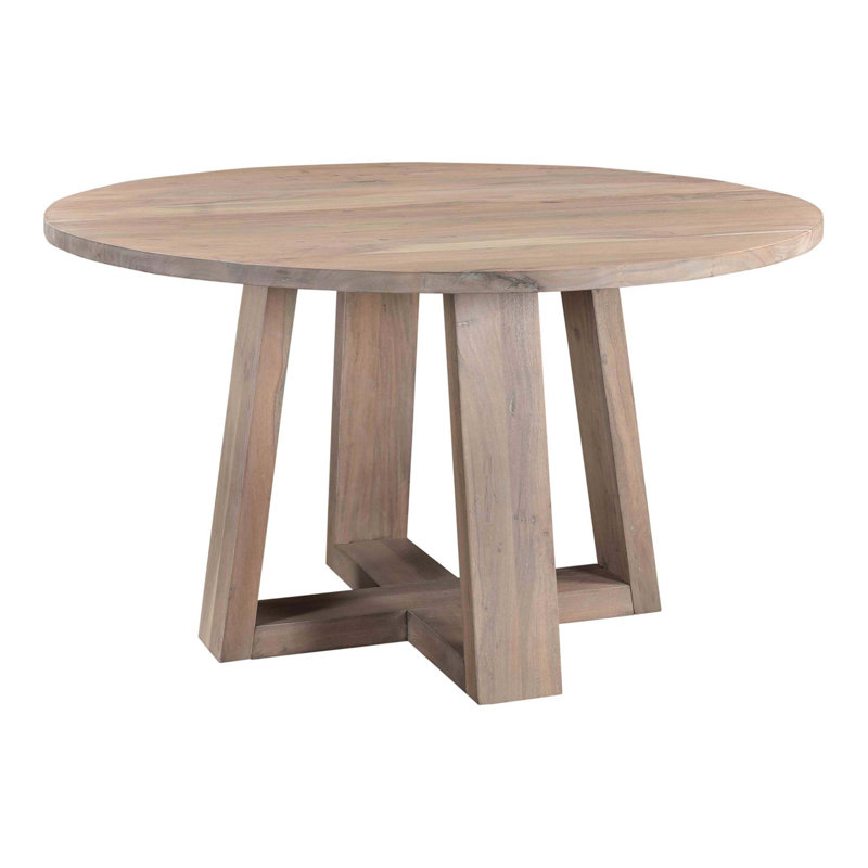 Table de salle à manger en acacia massif pour maisons modernes