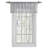 Emmeric Delicate Lace Abstract Tailored 54" Window Valance-793280616