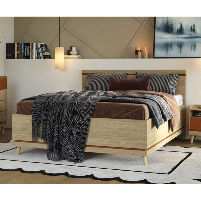 Holladay Bed, European Kingsize (160 x 200 cm), Beige