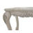 Dresden Bone White Finish End Table