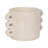 Pottery and Cement Planter with Unique Multi-Loop Handle Design Stylish Contemporary Accent-946573013-946573014