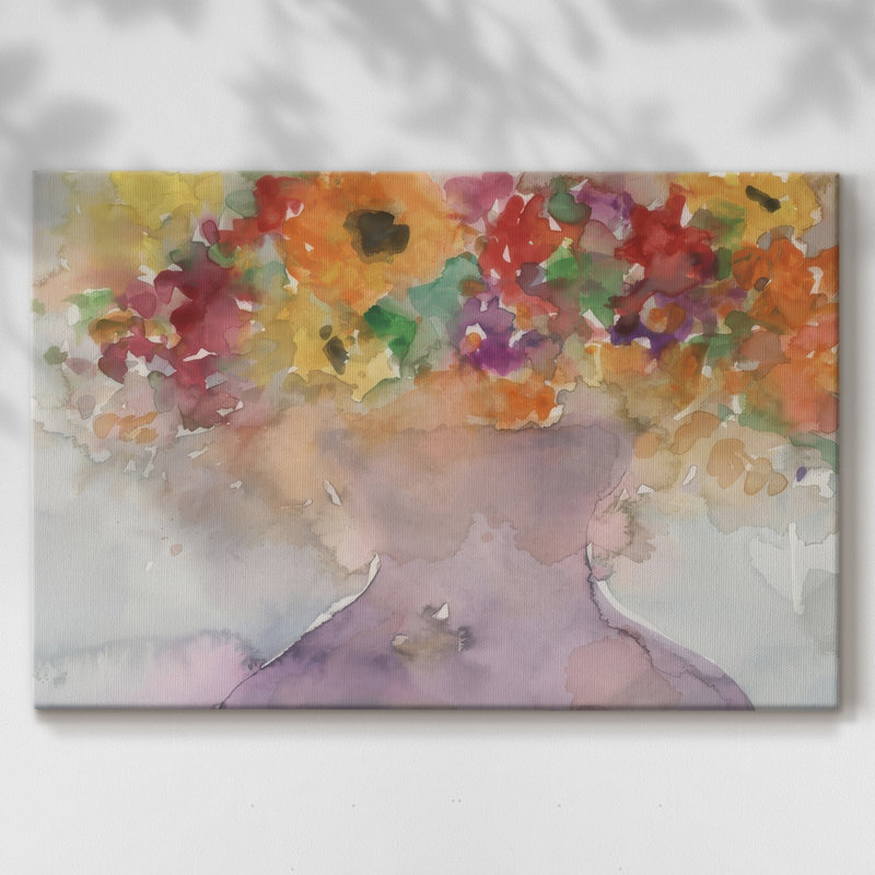 Garden Flair I -Galery Enveloppé Cavas, 24 x 36