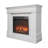 Electric Fireplace With Realistic Log And Flame Effect, Remote Control, Timer, Perfect For Living Room Or Bedroom
