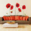 Red Poppy Flowers Wall Sticker-45033946