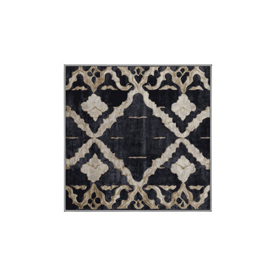 Machine Washable Gray Area Rug