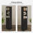 Bathroom Tall Thin White Storage Cabinet with 3 Adjustable Shelves-1592640143-1580324204