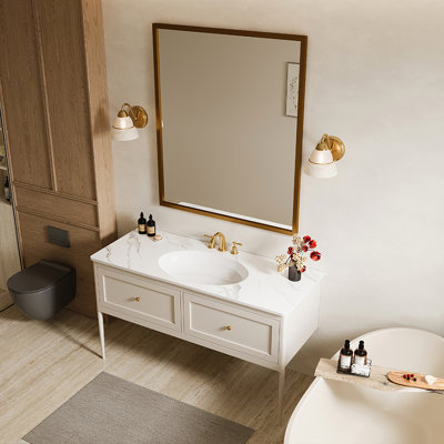 American-style simple modern bathroom cabinet