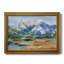 Mountain Peaks II - Peinture sur toile encadrée-790190132