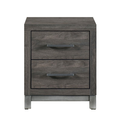 Belle table de chevet moderne avec 2 tiroirs