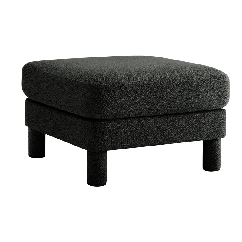 Moderne de gris foncé avec structure élégante et tissu bouclé doux pour le bureau de la chambre à coucher
