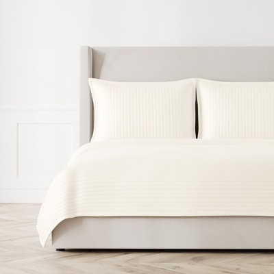 Charmeuse Channel Quilt Coverlet