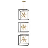 Aros 36 - Light Sputnik Modern Linear Chandelier