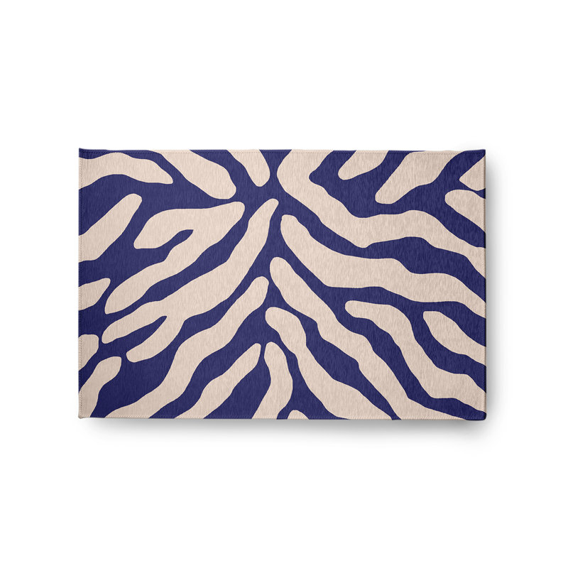Sonika Chenille Animal Print Indoor Rug, Rectangle 2' x 3'