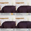 Couette alternative au duvet Vilano de Southshore Fine Linens, 240 g/m², en microfibre doublement brossée, grande taille toutes saisons, avec piquage en carreaux, bords passepoilés et attaches aux coins, coloris violet.-2145475972-2145475997