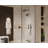  Tinian Thermostatic Shower System with Split Control Panel Dual 12" & 6" shower head, Handheld Shower in Matte Black-87415221