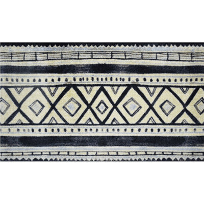 Non-Slip Geometric Indoor Doormat