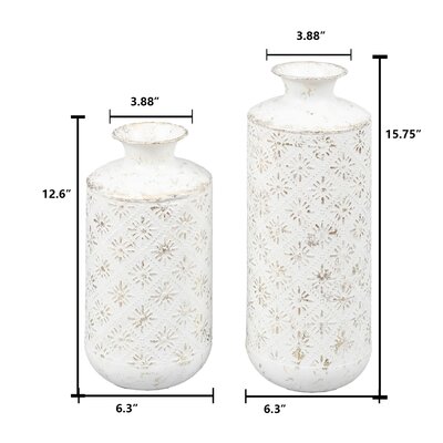 Sand & Stable Shelby Handmade Metal Table Vase & Reviews | Wayfair