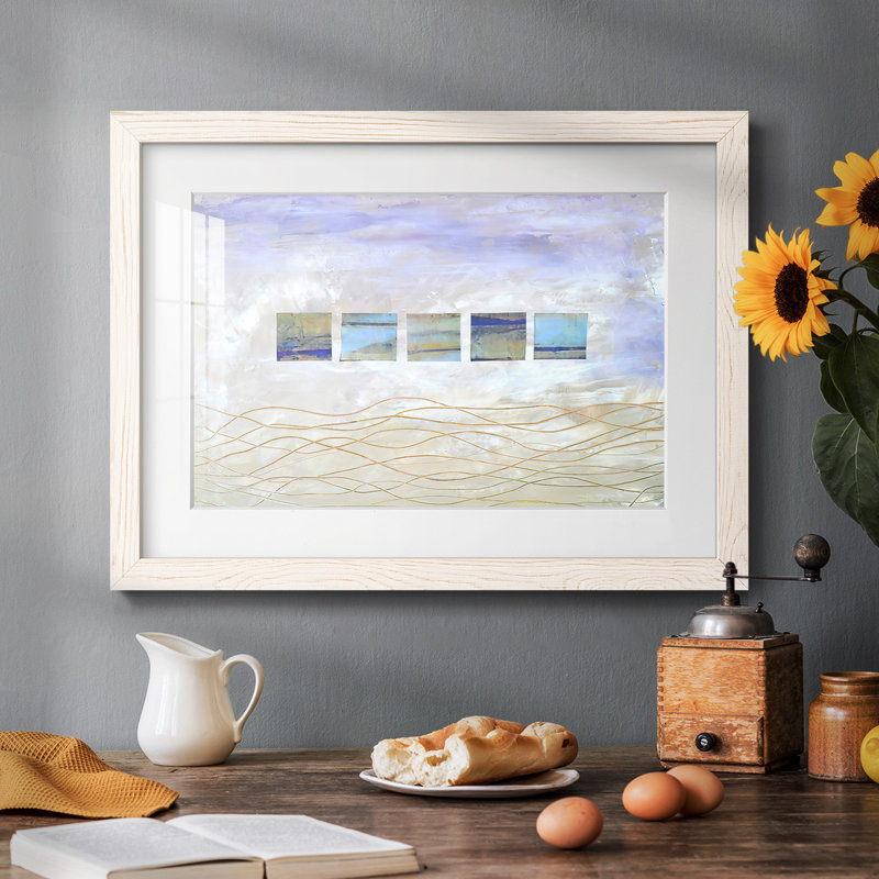 " String Windows II ", White, 14" H x 20" W x 1.5" D