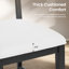 Tabouret de bar rembourré en bois massif-1133555724