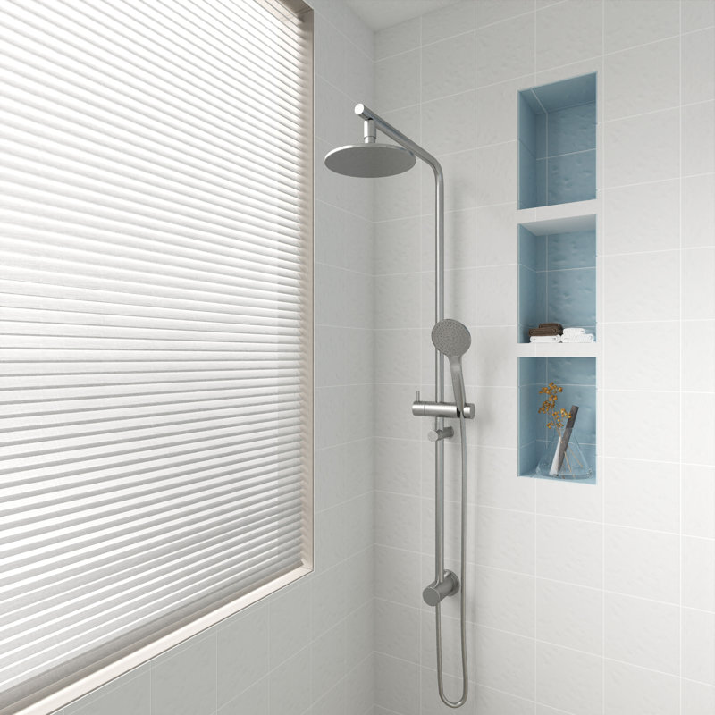 Berta 7-7/8 In. X 7-7/8 In. Ceramic Wall Tile, Blue