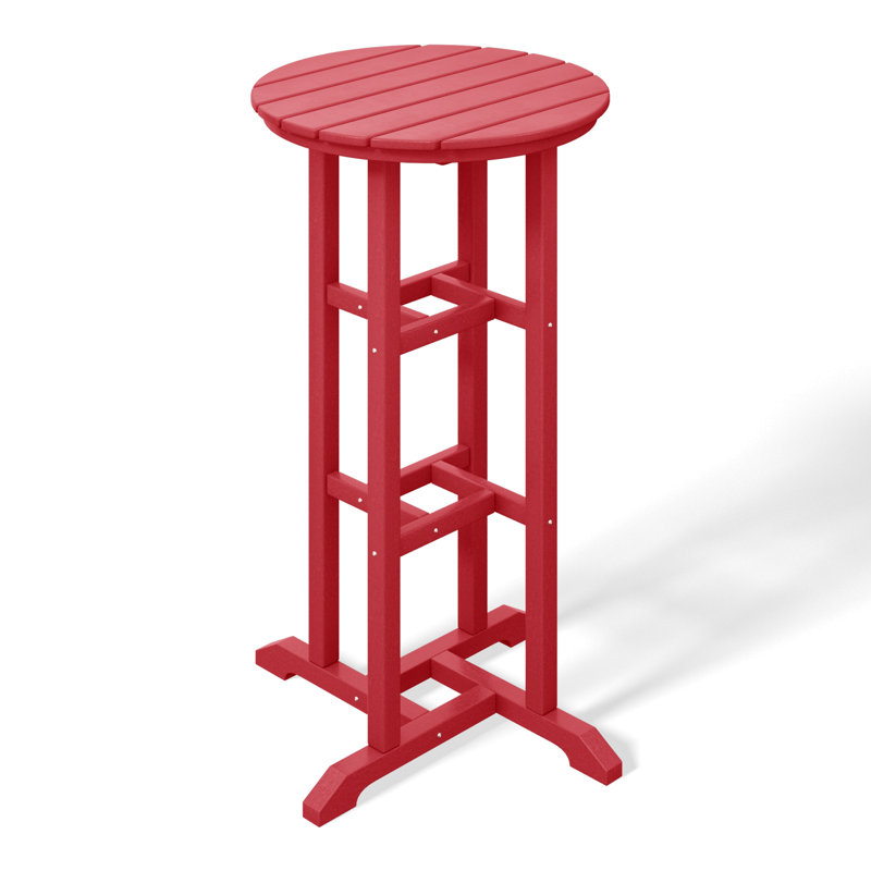 Table de bar d'extérieur Laguna, Rouge,  42'' H X 24'' D X 24'' W