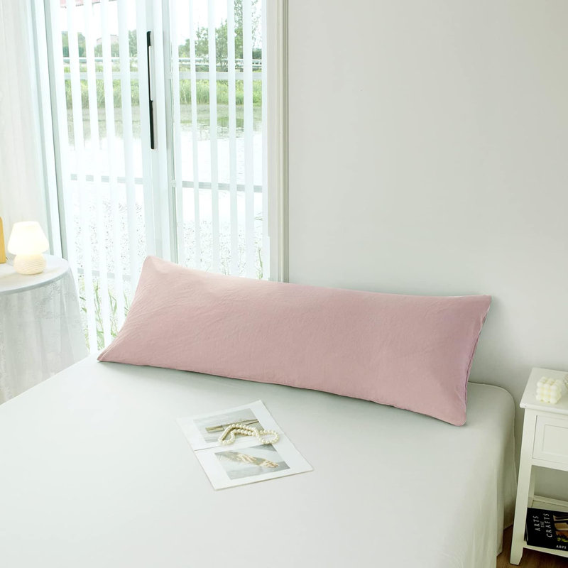 Reversible Pillow Cover, Pink