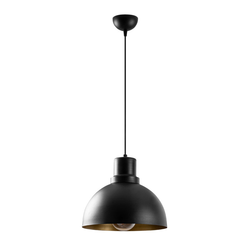 Luminaire suspendu en forme de dôme à 1 lumière Keyaan